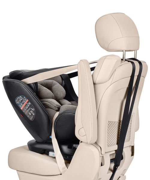 Автокрісло з поворотом ISOFIX CARRELLO Asteroid Lunar Beige 0+1/2/3 до 12 років (від 0 до 36 кг) Бежевий CRL-12801/2 Lunar Beige фото