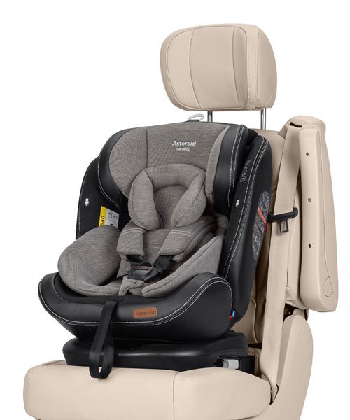 Автокрісло з поворотом ISOFIX CARRELLO Asteroid Lunar Beige 0+1/2/3 до 12 років (від 0 до 36 кг) Бежевий CRL-12801/2 Lunar Beige фото