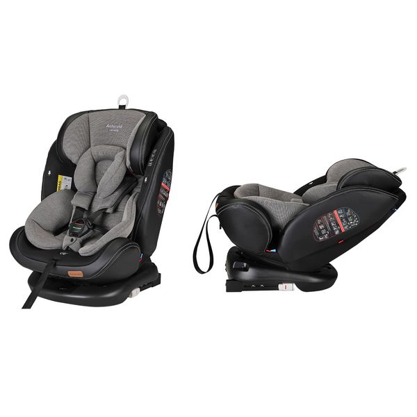 Автокрісло з поворотом ISOFIX CARRELLO Asteroid Lunar Beige 0+1/2/3 до 12 років (від 0 до 36 кг) Бежевий CRL-12801/2 Lunar Beige фото