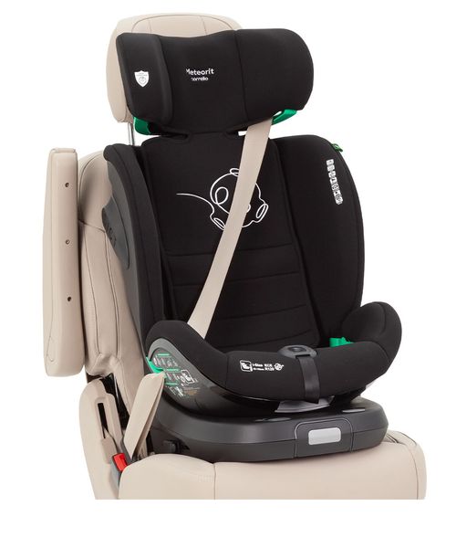 Автокрісло з поворотом та опорною стійкою ISOFIX Meteorit CARRELLO на зріст 40-150 см Сірий CRL-16001 Marble Grey фото