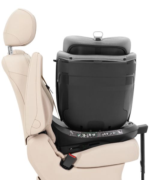 Автокрісло з поворотом та опорною стійкою ISOFIX Octopus CARRELLO на зріст 40-150 см Чорний CRL-16002 Midnight Black фото