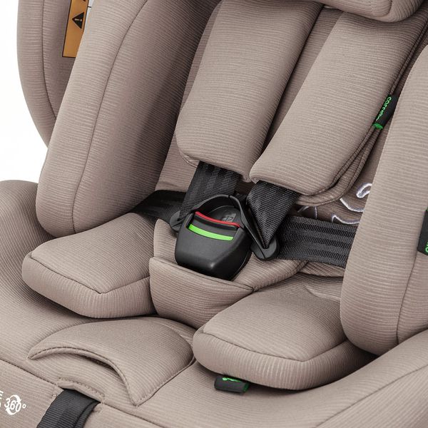 Автокресло с поворотом и опорной стойкой ISOFIX Octopus CARRELLO на рост 40-150 см Черный CRL-16002 Midnight Black фото