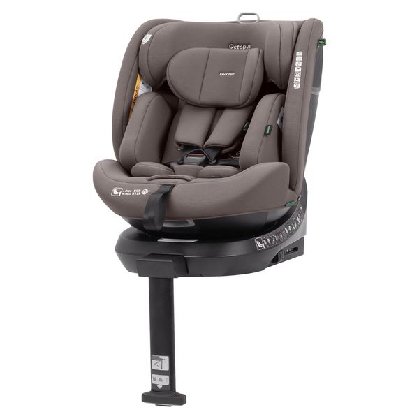 Автокресло с поворотом и опорной стойкой ISOFIX Octopus CARRELLO на рост 40-150 см Бежевый CRL-16002 Sandstone Beige фото