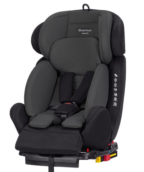 Автокрісло ISOFIX Quantum CARRELLO Harbor Grey група 0+1+2+3 /2/ з народження до 12 років (0-32 кг) Сірий CRL-11803/3 Harbor Grey фото