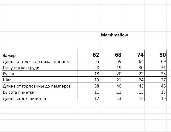 Демисезонный комбинезон для новорожденных "Marshmelloy" рост 62 см Kid's Fantasy Серый 14063 фото