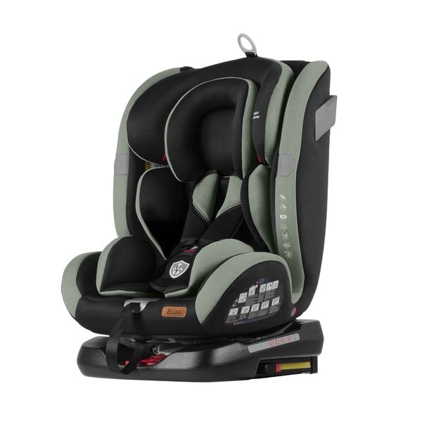 Автокрісло з поворотом ISOFIX TILLY Bliss T-535 Olive Green для від народження до 12 років (9-36кг) Зелений+Чорний T-535 Olive Green фото